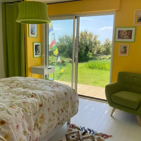 La Maison Bleue-Sciotot-Les Pieux Extérieur photo